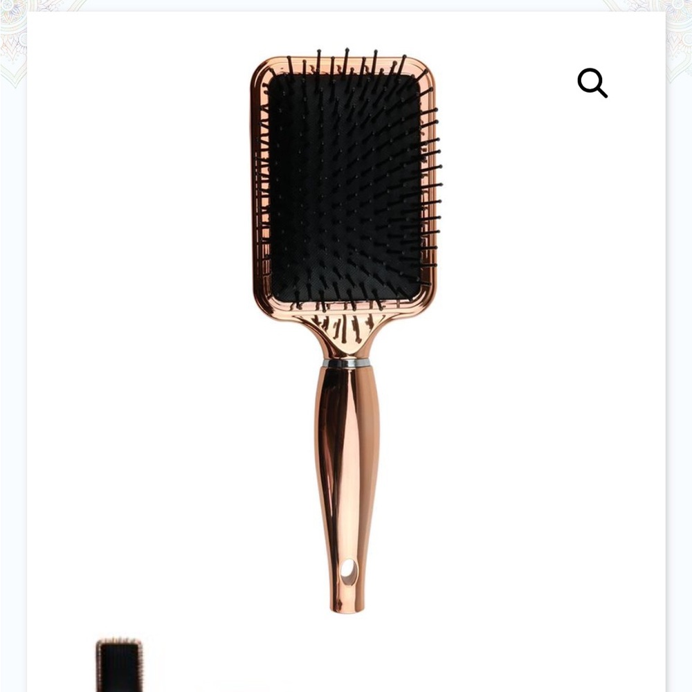 Luxe Chrome Bronze Detangling Brush